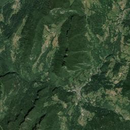 Vue aérienne des environs de Bivouac à Corbel