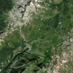 Vue aérienne des environs de Cabane Chapuis