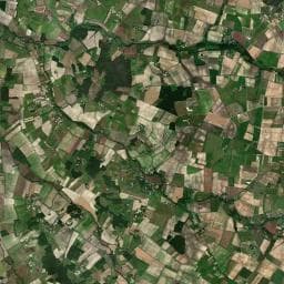 Vue aérienne des environs de Aire de camping-car à Messac