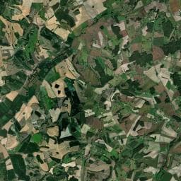 Vue aérienne des environs de Camping La Grande Évasion