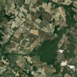 Vue aérienne des environs de Camping Le Pontis