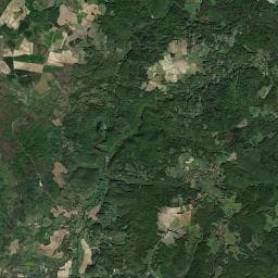 Vue aérienne des environs de Relais de St Hubert