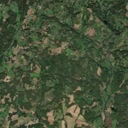 Vue aérienne des environs de Camping de Corgnac sur l'Isle