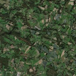 Vue aérienne des environs de Le Moulin du Châtain