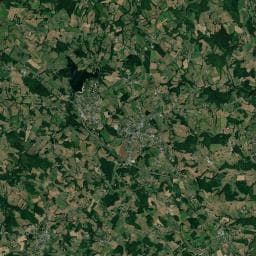 Vue aérienne des environs de Super U