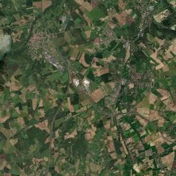 Vue aérienne des environs de Le Pont d’Allagnon