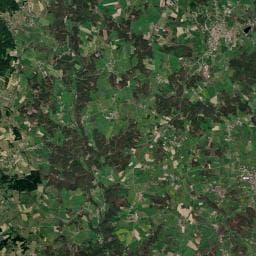 Vue aérienne des environs de Les Chalets du Haut-Forez