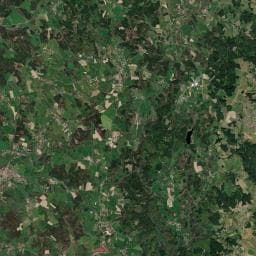 Vue aérienne des environs de Camping Le Mergnécois