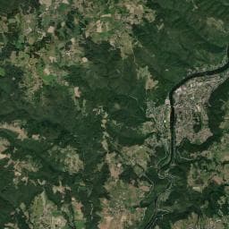 Vue aérienne des environs de Aire de repos à Aurec-sur-Loire