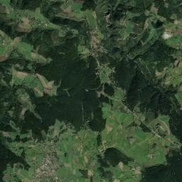 Vue aérienne des environs de Source du Gouffre d'Enfer