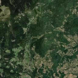 Vue aérienne des environs de Cabane du Dentillon
