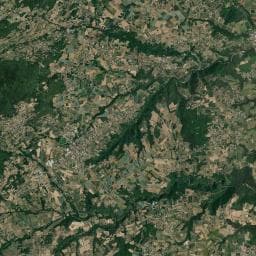 Vue aérienne des environs de Les Cerisiers