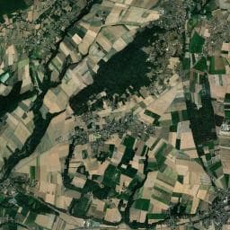 Vue aérienne des environs de Camping des Eydoches