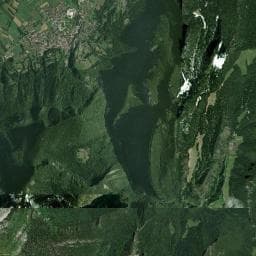 Vue aérienne des environs de Habert de Chartroussette