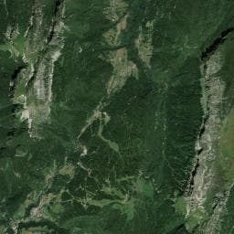 Vue aérienne des environs de Cabane de Bellefont