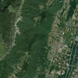 Vue aérienne des environs de Refuge/Abri — Plateau-des-Petites-Roches