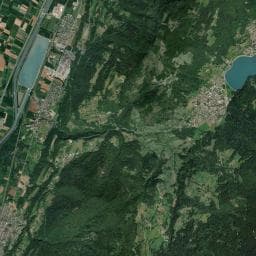 Vue aérienne des environs de Aire de camping-car à Sainte-Marie-d'Alloix