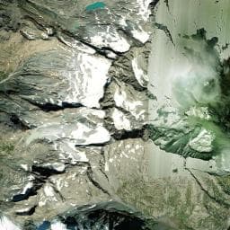 Vue aérienne des environs de Bivouac Soardi-Fassero