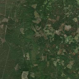 Vue aérienne des environs de Camping du Ranch