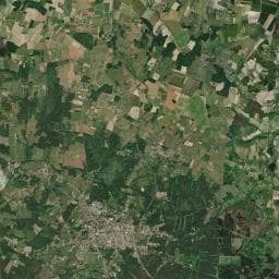 Vue aérienne des environs de Twin Lakes