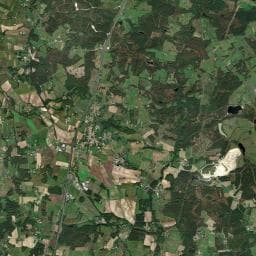 Vue aérienne des environs de Aire de camping-car à Saint-Palais-de-Négrignac