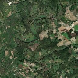 Vue aérienne des environs de Camping de Lisle