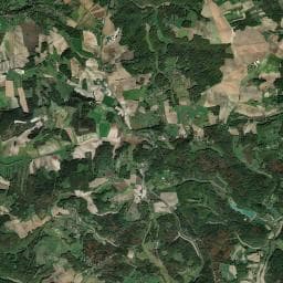 Vue aérienne des environs de Camping du Bas Meygnaud