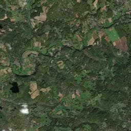 Vue aérienne des environs de Camping Les Tourterelles