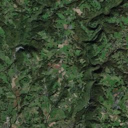 Vue aérienne des environs de Camping de la Bontat