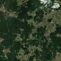 Vue aérienne des environs de Gîte de P'tit Âne