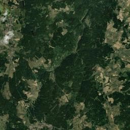 Vue aérienne des environs de Municipal Les Prades
