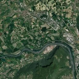 Vue aérienne des environs de Fontaine des Maîtres (Montaud)