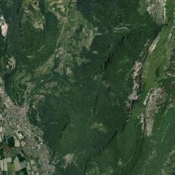 Vue aérienne des environs de Ruisseau de l'Hérétang