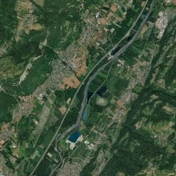 Vue aérienne des environs de Aire de la Terrasse