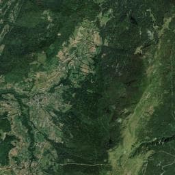 Vue aérienne des environs de La Tuine