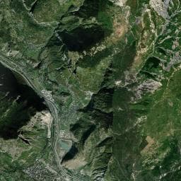 Vue aérienne des environs de Aire de repos à Jarrier (2)