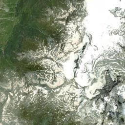 Vue aérienne des environs de Refuge du fond d'Aussois