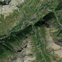 Vue aérienne des environs de Aire de camping-car à Val-Cenis (2)