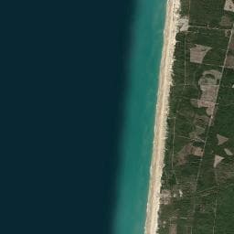 Vue aérienne des environs de Camping de la Côte d'Argent