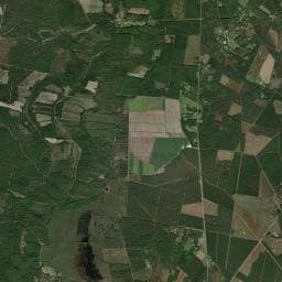 Vue aérienne des environs de Aire naturelle de camping Les Grands Chênes et Les Ajoncs