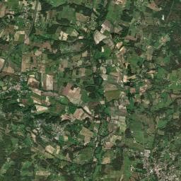 Vue aérienne des environs de Aire de camping-car à Orignolles