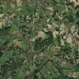 Vue aérienne des environs de Aire de camping-car à Saint-Quentin-de-Chalais