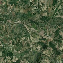 Vue aérienne des environs de Aire de camping-car à Villetoureix (2)