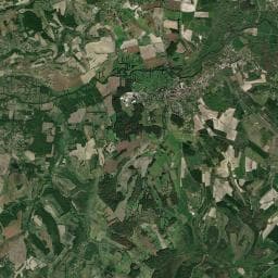 Vue aérienne des environs de Aire Camping-Car de Beauclair