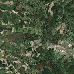 Vue aérienne des environs de Aire communale de Mensignac