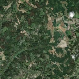 Vue aérienne des environs de La Forêt Enchantée