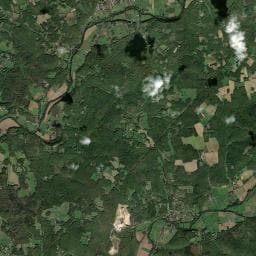 Vue aérienne des environs de Aire de stationnement Savignac-les-églises