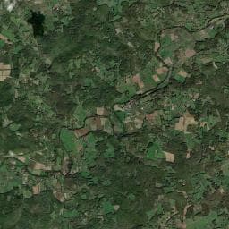 Vue aérienne des environs de Mini-Camping du Château de la Barge