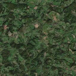 Vue aérienne des environs de Aire de Camping-car Saint-Robert