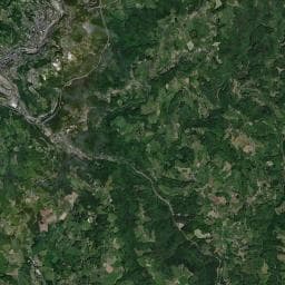 Vue aérienne des environs de Camping Le Pré du Moulin